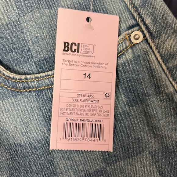 Wild fable blue plaid mini skirt - Picture 3 of 3